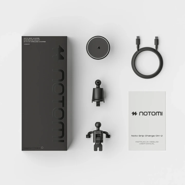 CH-2_Uchwyt samochodowy MagSafe na kratkę 15 W Qi czarny Packshot_09.webp