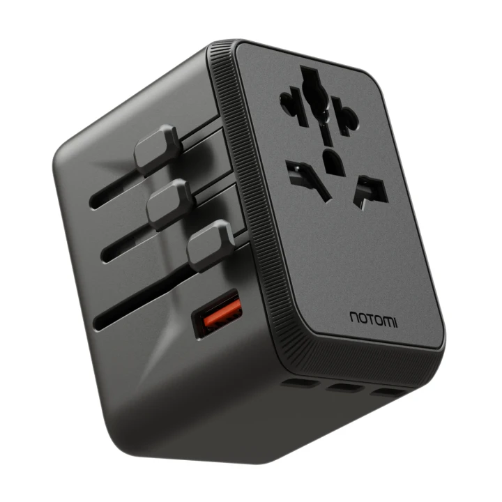 TA-1_Adapter_podróżny_GaN_65_W_4x_USB-C_USB-A_do_150_krajów_czarny_Packshot_1.webp