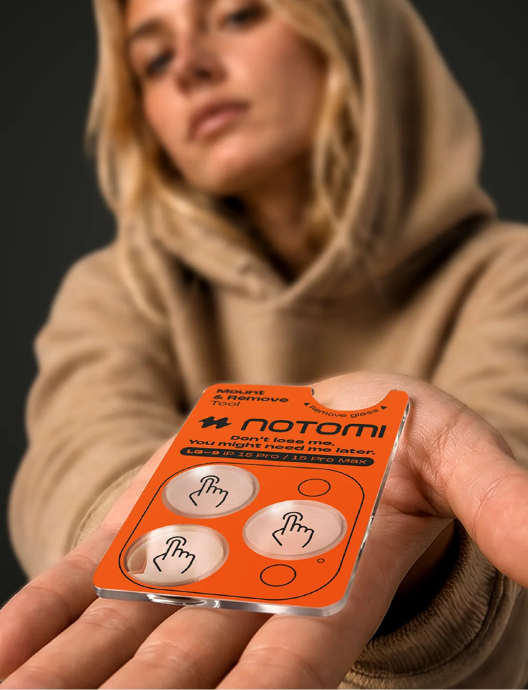 szkło ochronne Notomi na obiektyw smartfon