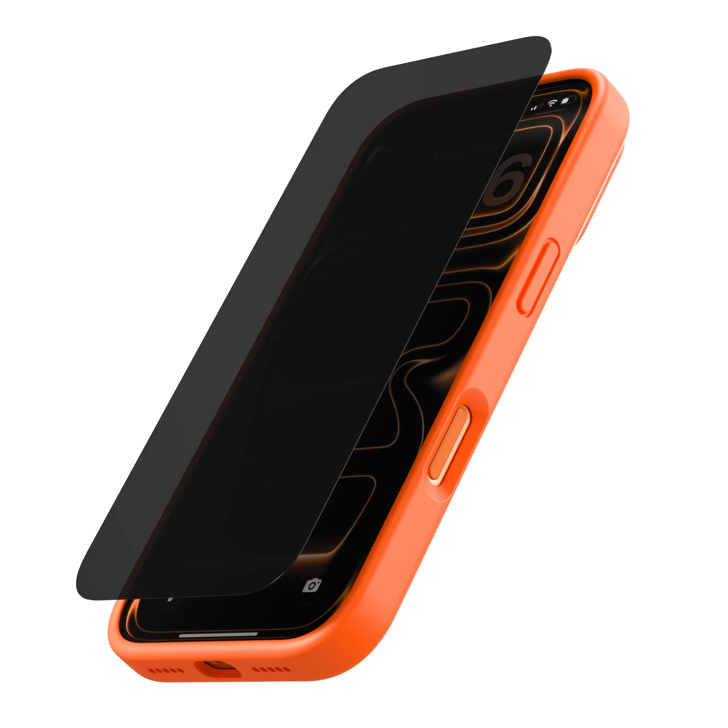 Szkło hartowane prywatyzujące 9H z ekologicznym aplikatorem do iPhone 18 Pro Max
